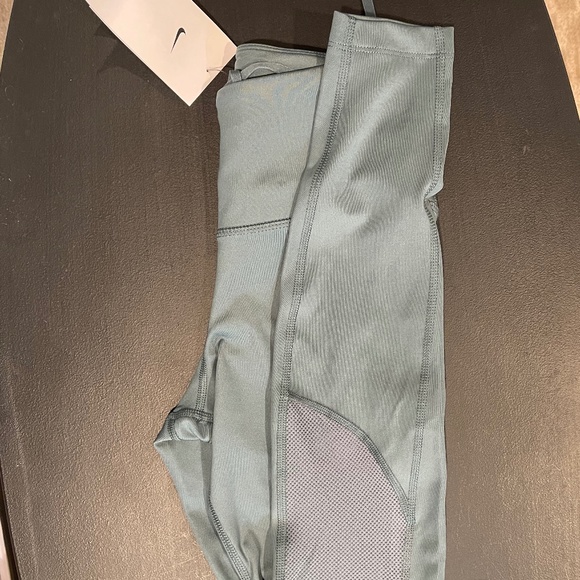 Grey Blue Nike Dri-Fit Running Leggings NWT size XS - Picture 6 of 8